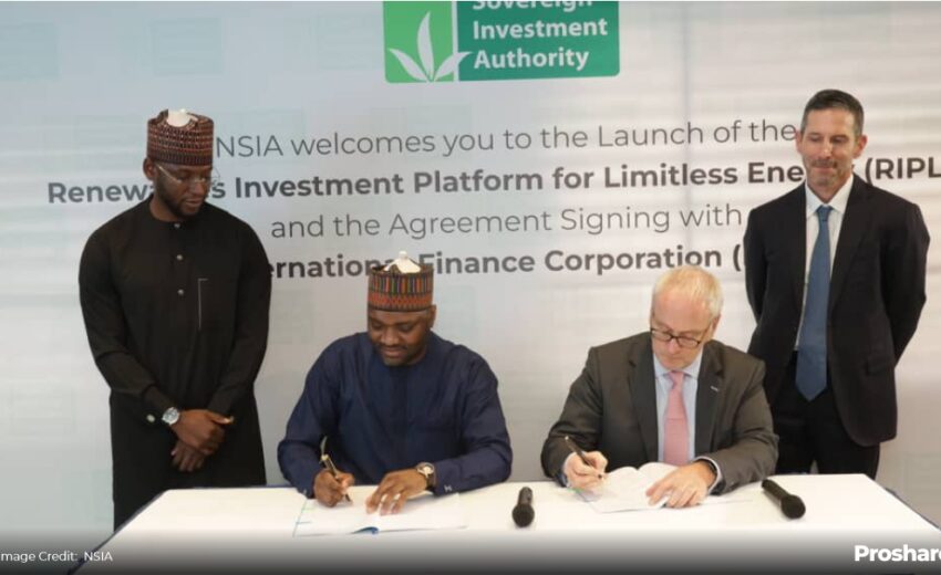 Sovereign Wealth Fund, IFC Sign Agreement to Boost Renewable Energy Launch Riple
